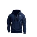 Blue Zipper hoodie