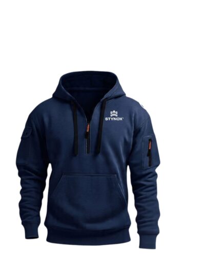 Blue Zipper hoodie