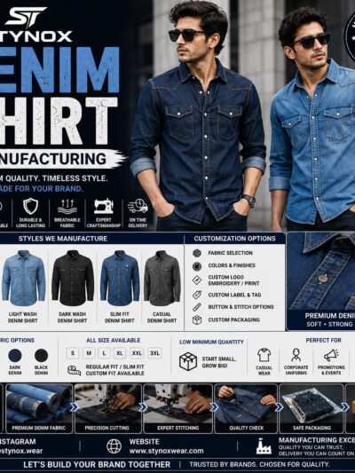 Denim shirts