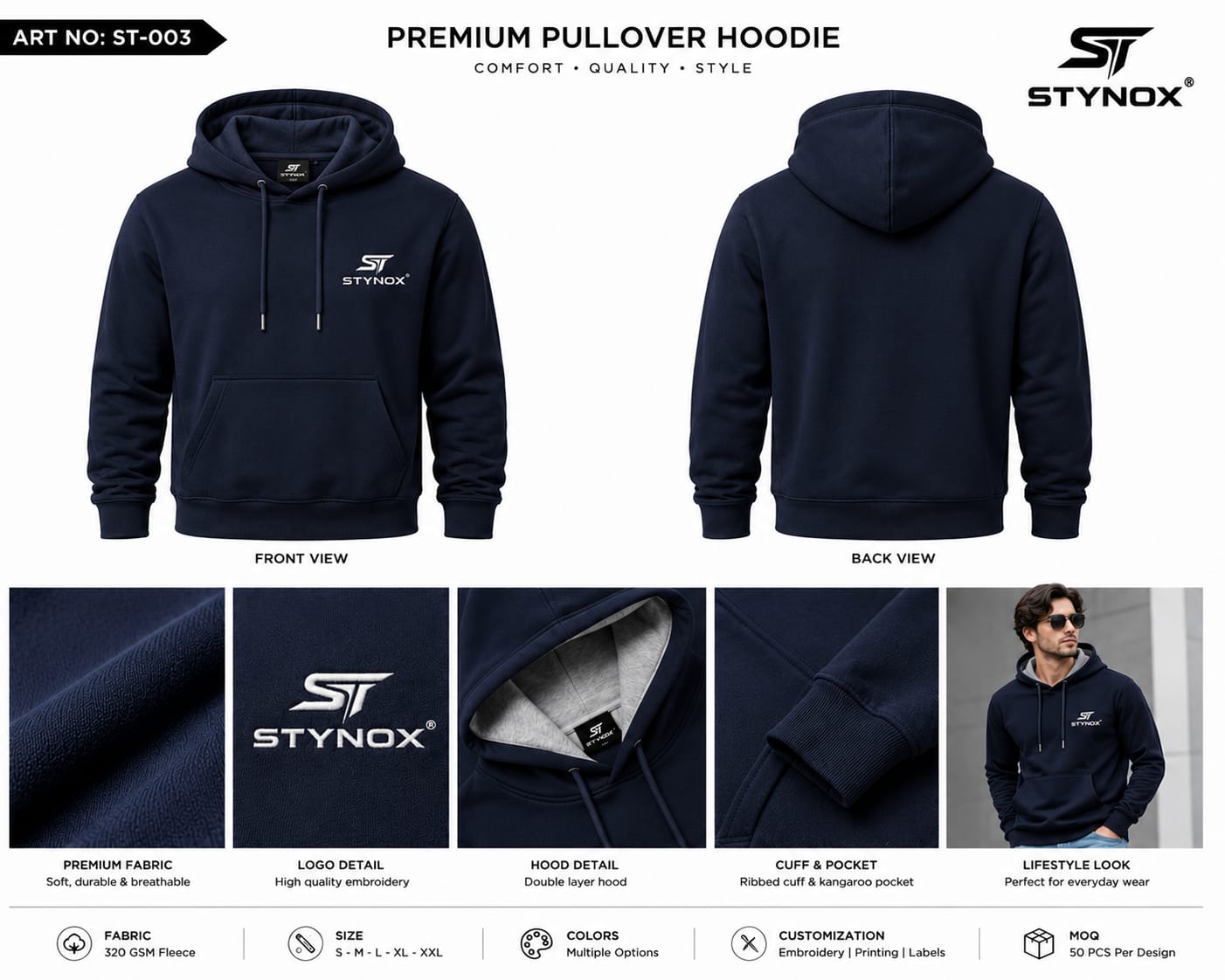 Pullover hoodie