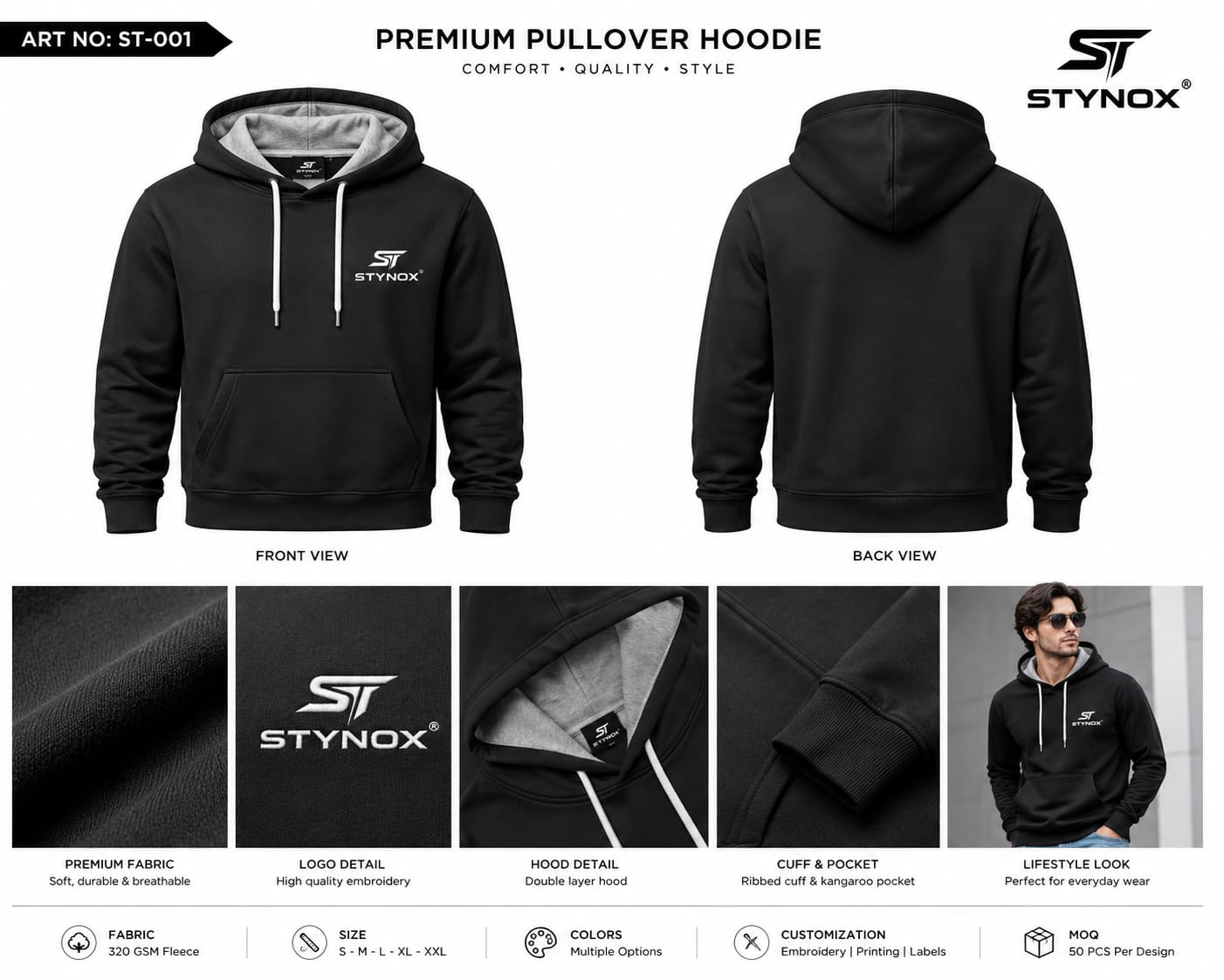 Pullover hoodie