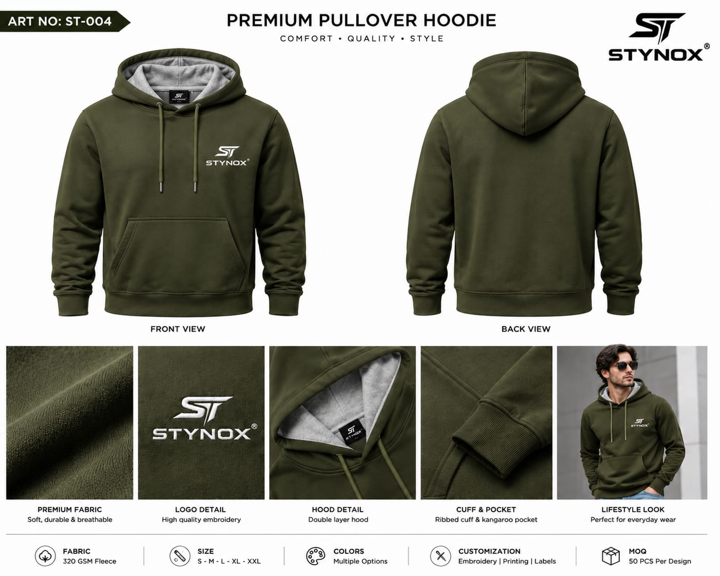 Pullover hoodie