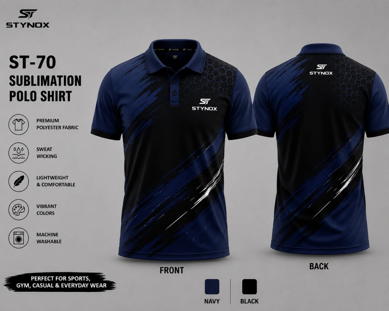 Sublimation polo shirt