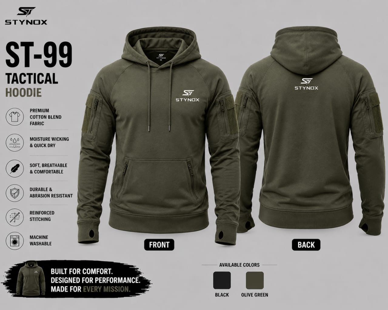 Tactical hoodie